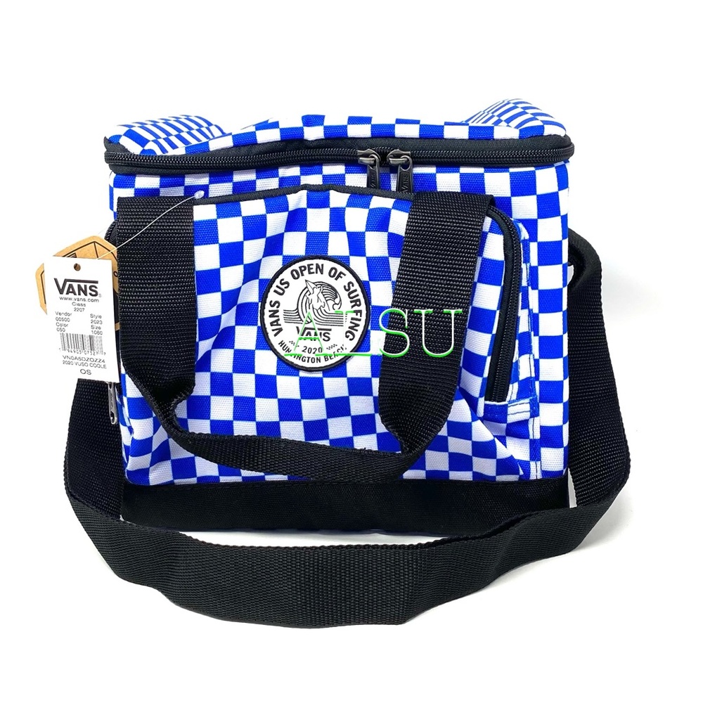 VANS VUSO Cooler Checkerboard Blue White - Picture 3 of 12